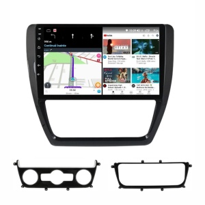 Navigatie dedicata cu Android VW Jetta IV 2011 - 2018, 4GB RAM, Radio GPS Dual Zone, Display HD QLED 10" Touchscreen, Internet Wi-Fi si slot SIM 4G, Bluetooth, MirrorLink, USB 100267083