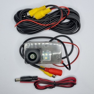 Camera marsarier dedicata Peugeot 5008 I 2009 - 2016 tip lampa numar cu led integrat, AHD 720P, Night Vision, rezistenta la apa si praf, cablu video 6m 100009334