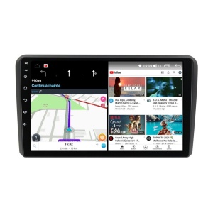 Navigatie dedicata cu Android Audi A3 (8P1) 2003 - 2013, 4GB RAM, Radio GPS Dual Zone, Display HD QLED 9" Touchscreen, Internet Wi-Fi si slot SIM 4G, Bluetooth, MirrorLink, USB 100265724