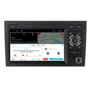 Navigatie dedicata cu Android Audi A4 (B6, B7) 2000 - 2008, 2GB RAM, Radio GPS Dual Zone, Display HD IPS 7" Touchscreen, Internet Wi-Fi, Bluetooth, MirrorLink, USB 100012574