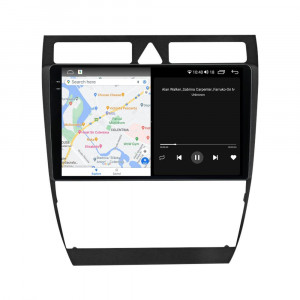 Navigatie dedicata cu Android Audi A6 (C5) 1997 - 2005, 4GB RAM, Radio GPS Dual Zone, Display 2K QLED 9.5" Touchscreen, Internet Wi-Fi si slot SIM 4G, Bluetooth, MirrorLink, USB, Waze 103854