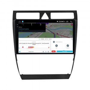 Navigatie dedicata cu Android Audi A6 (C5) 1997 - 2005, 4GB RAM, Radio GPS Dual Zone, Display 2K QLED 9.5" Touchscreen, Internet Wi-Fi si slot SIM 4G, Bluetooth, MirrorLink, USB, Waze 111764