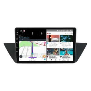 Navigatie dedicata cu Android BMW X1 (E84) 2009 - 2015, 4GB RAM, Radio GPS Dual Zone, Display HD QLED 10" Touchscreen, Internet Wi-Fi si slot SIM 4G, Bluetooth, MirrorLink, USB 100265814