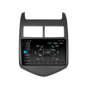 Navigatie dedicata cu Android Chevrolet Aveo 2011 - 2014, 12GB RAM, Radio GPS Dual Zone, Display 2K QLED 9.5" Touchscreen, Internet Wi-Fi si slot SIM 4G, Bluetooth, MirrorLink, USB, Waze 97664
