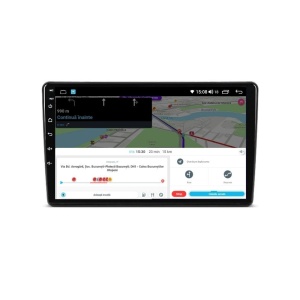Navigatie dedicata cu Android Citroen Berlingo 2008 - 2018, 4GB RAM, Radio GPS Dual Zone, Display HD QLED 9" Touchscreen, Internet Wi-Fi si slot SIM 4G, Bluetooth, MirrorLink, USB 100292904