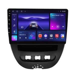 Navigatie dedicata cu Android Citroen C1 I 2005 - 2014, 4GB RAM, Radio GPS Dual Zone, Display HD IPS 10" Touchscreen, Internet Wi-Fi, Bluetooth, MirrorLink, USB