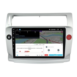 Navigatie dedicata cu Android Citroen C4 I 2004 - 2009, 2GB RAM, Radio GPS Dual Zone, Display HD QLED 9" Touchscreen, Internet Wi-Fi si slot SIM 4G, Bluetooth, MirrorLink, USB 100290684