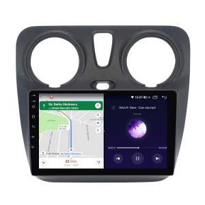 Navigatie dedicata cu Android Dacia Dokker dupa 2012, 4GB RAM, Radio GPS Dual Zone, Display HD QLED 9" Touchscreen, Internet Wi-Fi si slot SIM 4G, Bluetooth, MirrorLink, USB 100269204