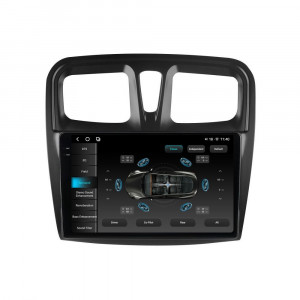 Navigatie dedicata cu Android Dacia Logan II 2012 - 2020, 12GB RAM, Radio GPS Dual Zone, Display 2K QLED 10.36" Touchscreen, Internet Wi-Fi si slot SIM 4G, Bluetooth, MirrorLink, USB, Waze 97694
