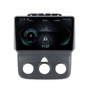 Navigatie dedicata cu Android Dodge RAM 2013 - 2018, clima manuala, 12GB RAM, Radio GPS Dual Zone, Display 2K QLED 9.5" Touchscreen, Internet Wi-Fi si slot SIM 4G, Bluetooth, MirrorLink, USB, Waze 97524