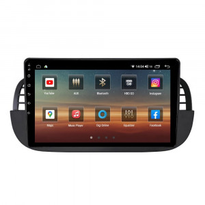 Navigatie dedicata cu Android Fiat 500 2007 - 2015, negru, 6GB 57724