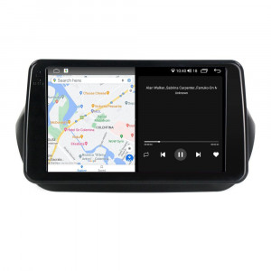 Navigatie dedicata cu Android Fiat Fiorino 2007 - 2021, 8GB RAM, Radio GPS Dual Zone, Display 2K QLED 9.5" Touchscreen, Internet Wi-Fi si slot SIM 4G, Bluetooth, MirrorLink, USB, Waze 107254