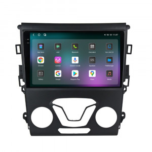 Navigatie dedicata cu Android Ford Mondeo V dupa 2014 fara navigatie originala, 12GB RAM, Radio GPS Dual Zone, Display 2K QLED 9.5" Touchscreen, Internet Wi-Fi si slot SIM 4G, Bluetooth, MirrorLink, USB, Waze 96634