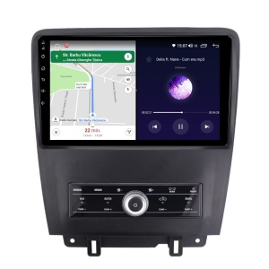 Navigatie dedicata cu Android Ford Mustang 2009 - 2014, 4GB RAM, Radio GPS Dual Zone, Display HD QLED 10" Touchscreen, Internet Wi-Fi si slot SIM 4G, Bluetooth, MirrorLink, USB 100269654