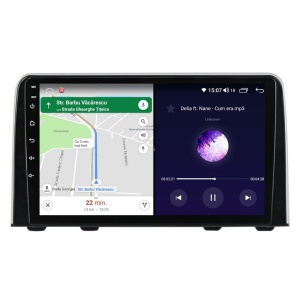 Navigatie dedicata cu Android Honda CR-V V 2017 - 2022, 4GB RAM, Radio GPS Dual Zone, Display HD QLED 9" Touchscreen, Internet Wi-Fi si slot SIM 4G, Bluetooth, MirrorLink, USB 100267434