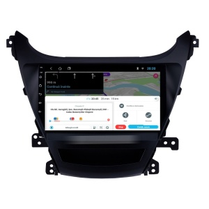 Navigatie dedicata cu Android Hyundai Elantra V 2014 - 2016, 1GB RAM, Radio GPS Dual Zone, Display HD IPS 9" Touchscreen, Internet Wi-Fi, Bluetooth, MirrorLink, USB 100528794