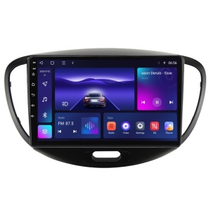 Navigatie dedicata cu Android Hyundai i10 2007 - 2013, 2GB RAM, Radio GPS Dual Zone, Display HD QLED 9" Touchscreen, Internet Wi-Fi si slot SIM 4G, Bluetooth, MirrorLink, USB 100261104
