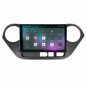 Navigatie dedicata cu Android Hyundai i10 2013 - 2019, 12GB RAM, Radio GPS Dual Zone, Display 2K QLED 9.5" Touchscreen, Internet Wi-Fi si slot SIM 4G, Bluetooth, MirrorLink, USB, Waze 96104