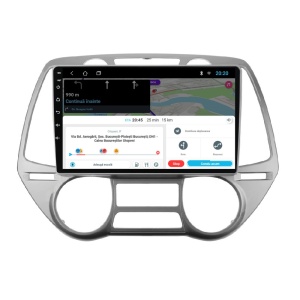 Navigatie dedicata cu Android Hyundai i20 2008 - 2012, clima automata, 1GB RAM, Radio GPS Dual Zone, Display HD IPS 9" Touchscreen, Internet Wi-Fi, Bluetooth, MirrorLink, USB 100529304