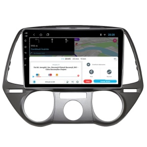 Navigatie dedicata cu Android Hyundai i20 2008 - 2012, clima manuala, 2GB RAM, Radio GPS Dual Zone, Display HD IPS 9" Touchscreen, Internet Wi-Fi, Bluetooth, MirrorLink, USB 100530384