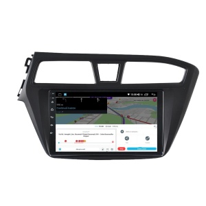 Navigatie dedicata cu Android Hyundai i20 2014 - 2018, 2GB RAM, Radio GPS Dual Zone, Display HD QLED 9" Touchscreen, Internet Wi-Fi si slot SIM 4G, Bluetooth, MirrorLink, USB 100290774