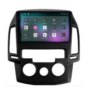 Navigatie dedicata cu Android Hyundai i30 2007 - 2012, clima manuala, 12GB RAM, Radio GPS Dual Zone, Display 2K QLED 9.5" Touchscreen, Internet Wi-Fi si slot SIM 4G, Bluetooth, MirrorLink, USB, Waze 95674