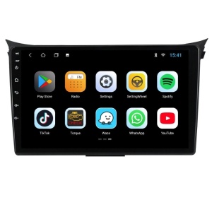 Navigatie dedicata cu Android Hyundai i30 2011 - 2017, 2GB RAM, Radio GPS Dual Zone, Display HD QLED 9" Touchscreen, Internet Wi-Fi si slot SIM 4G, Bluetooth, MirrorLink, USB 100272174
