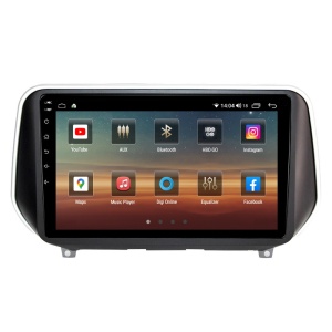 Navigatie dedicata cu Android Hyundai Santa Fe IV dupa 2018, 4GB RAM, Radio GPS Dual Zone, Display HD QLED 10" Touchscreen, Internet Wi-Fi si slot SIM 4G, Bluetooth, MirrorLink, USB 100256124