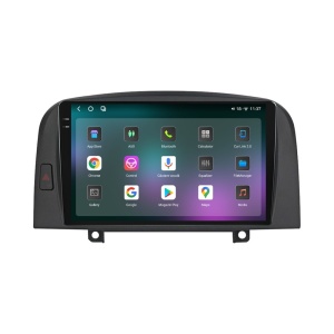 Navigatie dedicata cu Android Hyundai Sonata V 2004 - 2009, 12GB RAM, Radio GPS Dual Zone, Display 2K QLED 9.5" Touchscreen, Internet Wi-Fi si slot SIM 4G, Bluetooth, MirrorLink, USB 100003964