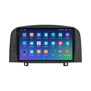 Navigatie dedicata cu Android Hyundai Sonata V 2004 - 2009, 4GB RAM, Radio GPS Dual Zone, Display 2K QLED 9.5" Touchscreen, Internet Wi-Fi si slot SIM 4G, Bluetooth, MirrorLink, USB 100006314