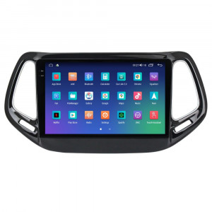 Navigatie dedicata cu Android Jeep Compass II 2016 - 2021, 8GB RAM, Radio GPS Dual Zone, Display 2K QLED 10.36" Touchscreen, Internet Wi-Fi si slot SIM 4G, Bluetooth, MirrorLink, USB, Waze 111434