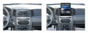 Navigatie dedicata cu Android Jeep Grand Cherokee III 2004 - 2007 fara navigatie originala, 1GB RAM, Radio GPS Dual Zone, Touchscreen IPS 9.7" HD tip Tesla, Internet Wi-Fi, Bluetooth, MirrorLink, USB 100497324