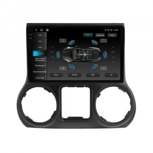Navigatie dedicata cu Android Jeep Wrangler III (JK) 2015 - 2018, 12GB RAM, Radio GPS Dual Zone, Display 2K QLED 10.36" Touchscreen, Internet Wi-Fi si slot SIM 4G, Bluetooth, MirrorLink, USB, Waze 98264