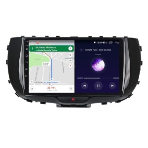 Navigatie dedicata cu Android Kia Soul dupa 2019, 4GB RAM, Radio GPS Dual Zone, Display HD QLED 9" Touchscreen, Internet Wi-Fi si slot SIM 4G, Bluetooth, MirrorLink, USB 100268424