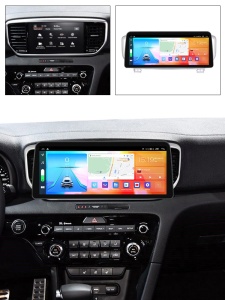 Navigatie dedicata cu Android Kia Sportage 2018 - 2021, 4GB RAM, Radio GPS Dual Zone, Display QLED 12.3" Touchscreen, Internet Wi-Fi si slot SIM 4G, Bluetooth, MirrorLink, USB 100298934