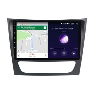 Navigatie dedicata cu Android Mercedes E-Class W211 2002 - 2009, 4GB RAM, Radio GPS Dual Zone, Display HD QLED 9" Touchscreen, Internet Wi-Fi si slot SIM 4G, Bluetooth, MirrorLink, USB 100289664