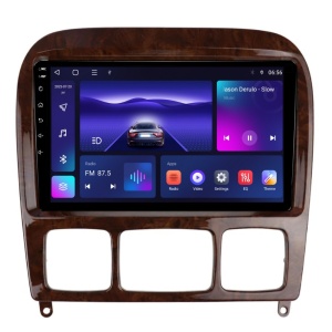 Navigatie dedicata cu Android Mercedes S-Class W220 1998 - 2005, 2GB RAM, Radio GPS Dual Zone, Display HD QLED 9" Touchscreen, Internet Wi-Fi si slot SIM 4G, Bluetooth, MirrorLink, USB 100261374