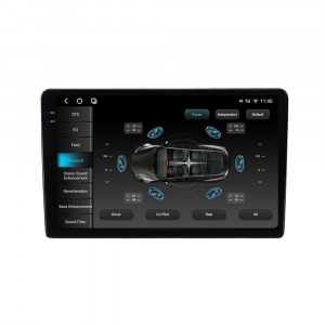 Navigatie dedicata cu Android Mitsubishi L200 dupa 2015, 12GB RAM, Radio GPS Dual Zone, Display 2K QLED 9.5" Touchscreen, Internet Wi-Fi si slot SIM 4G, Bluetooth, MirrorLink, USB, Waze 98294