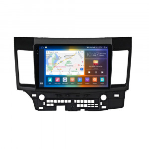 Navigatie dedicata cu Android Mitsubishi Lancer dupa 2007, 8GB RAM, Radio GPS Dual Zone, Display 2K QLED 10.36" Touchscreen, Internet Wi-Fi si slot SIM 4G, Bluetooth, MirrorLink, USB, Waze 107034