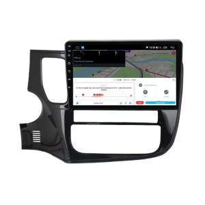Navigatie dedicata cu Android Mitsubishi Outlander III 2012 - 2019, 2GB RAM, Radio GPS Dual Zone, Display HD QLED 10" Touchscreen, Internet Wi-Fi si slot SIM 4G, Bluetooth, MirrorLink, USB 100290894