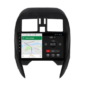 Navigatie dedicata cu Android Nissan Micra IV 2014 - 2017, 2GB RAM, Radio GPS Dual Zone, Display HD IPS 9" Touchscreen, Internet Wi-Fi, Bluetooth, MirrorLink, USB 100527384