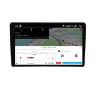 Navigatie dedicata cu Android Opel Corsa D 2006 - 2014, 8GB RAM, Radio GPS Dual Zone, Display 2K QLED 9.5" Touchscreen, Internet Wi-Fi si slot SIM 4G, Bluetooth, MirrorLink, USB 100244154