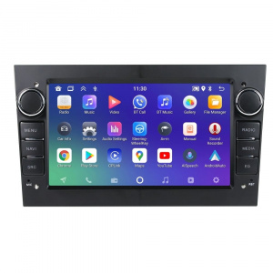 Navigatie dedicata cu Android Opel Vectra C 2002 - 2009, negru, 2GB RAM, Radio GPS Dual Zone, Display HD 7" Touchscreen, Internet Wi-Fi, Bluetooth, MirrorLink, USB - Img 4