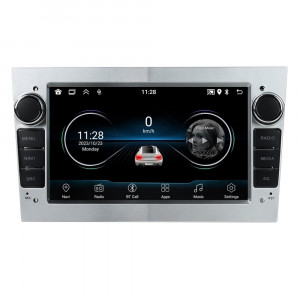 Navigatie dedicata cu Android Opel Zafira B 2005 - 2014, gri deschis, 2GB RAM, Radio GPS Dual Zone, Display HD IPS 7" Touchscreen, Internet Wi-Fi, Bluetooth, MirrorLink, USB, Waze 101264