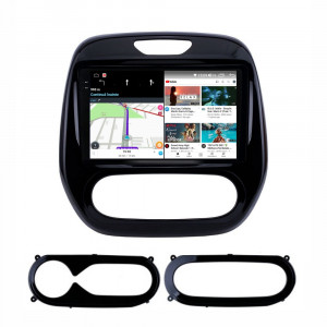 Navigatie dedicata cu Android Renault Captur I 2013 - 2020, 8GB RAM, Radio GPS Dual Zone, Display 2K QLED 9.5" Touchscreen, Internet Wi-Fi si slot SIM 4G, Bluetooth, MirrorLink, USB, Waze 110364