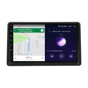 Navigatie dedicata cu Android Renault Express dupa 2021, 4GB RAM, Radio GPS Dual Zone, Display HD QLED 9" Touchscreen, Internet Wi-Fi si slot SIM 4G, Bluetooth, MirrorLink, USB 100278234