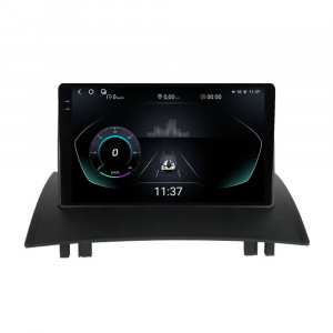 Navigatie dedicata cu Android Renault Megane II 2001 - 2009, 12GB RAM, Radio GPS Dual Zone, Display 2K QLED 9.5" Touchscreen, Internet Wi-Fi si slot SIM 4G, Bluetooth, MirrorLink, USB, Waze 96074