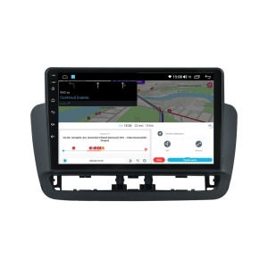 Navigatie dedicata cu Android Seat Ibiza IV 2014 - 2017, 8GB RAM, Radio GPS Dual Zone, Display HD QLED 9" Touchscreen, Internet Wi-Fi si slot SIM 4G, Bluetooth, MirrorLink, USB 100007334