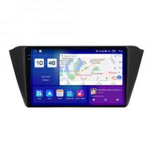 Navigatie dedicata cu Android Skoda Fabia III 2014 - 2021, 4GB RAM, Radio GPS Dual Zone, Display 2K QLED 9.5" Touchscreen, Internet Wi-Fi si slot SIM 4G, Bluetooth, MirrorLink, USB, Waze 104384