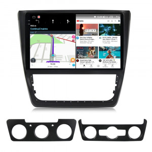 Navigatie dedicata cu Android Skoda Yeti 2009 - 2018, 8GB RAM, Radio GPS Dual Zone, Display 2K QLED 10.36" Touchscreen, Internet Wi-Fi si slot SIM 4G, Bluetooth, MirrorLink, USB, Waze 110424